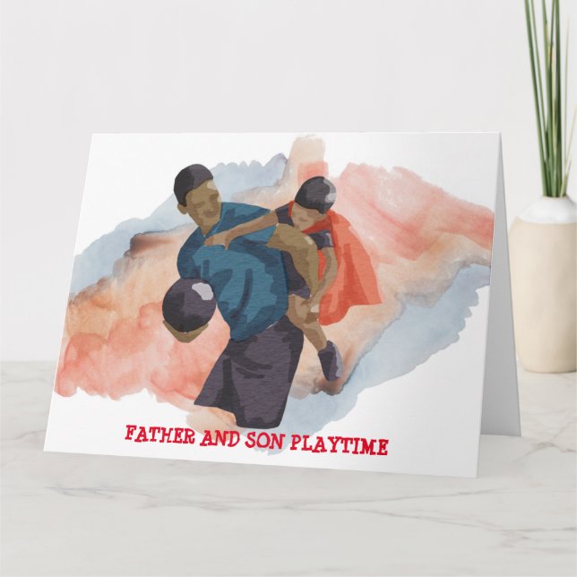 TARJETA DE JUEGO DE PADRE E HIJO (Anverso)