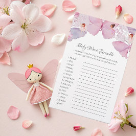 Tarjeta de juego de palabras revueltas para bebé c