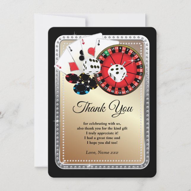 Tarjeta de juego de póquer, casino (Anverso)