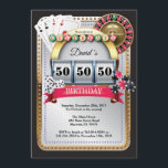 Tarjeta de juego de póquer con invitación al cumpl<br><div class="desc">Invitación de cumpleaños de Poker Playing Card Casino Gold. Invitación del purpurina del tema del Casino,  18 20 21 30 40 50 60 70 80 90 100,  Cualquier edad.
Para más personalización,  haga clic en el botón "Personalizar" y utilice nuestra herramienta de diseño para modificar esta plantilla.</div>