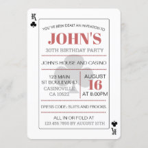 Tarjeta de juego de póquer del Casino King of Club