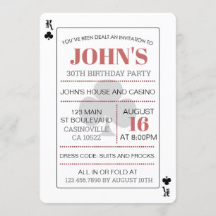 Tarjeta de juego de póquer del Casino King of Club