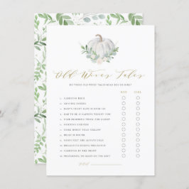 Tarjeta de juego de predicción de historias de vie