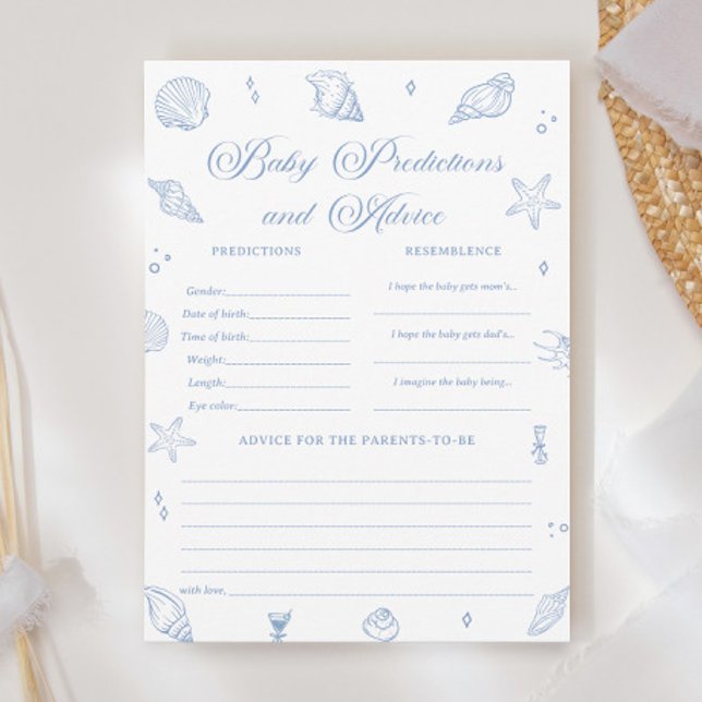 Tarjeta de juego de predicciones para bebés de Bab (Subido por el creador)