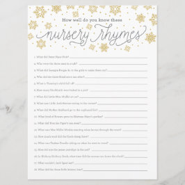 Tarjeta de juego de rima de enfermera Sexo Ducha n