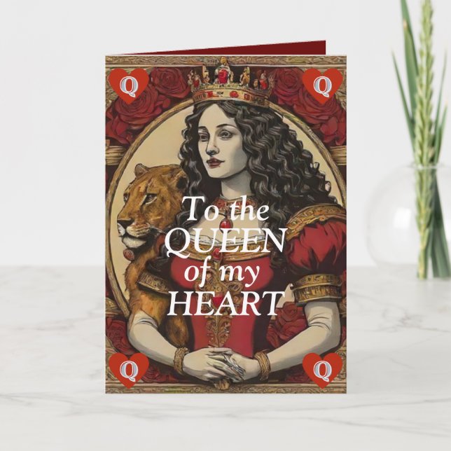 Tarjeta de juego de San Valentín (Anverso)