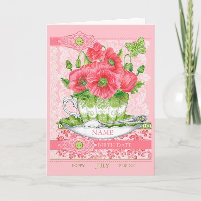 Tarjeta de juego de Word Birmen Flower and Gem Aug (Anverso)