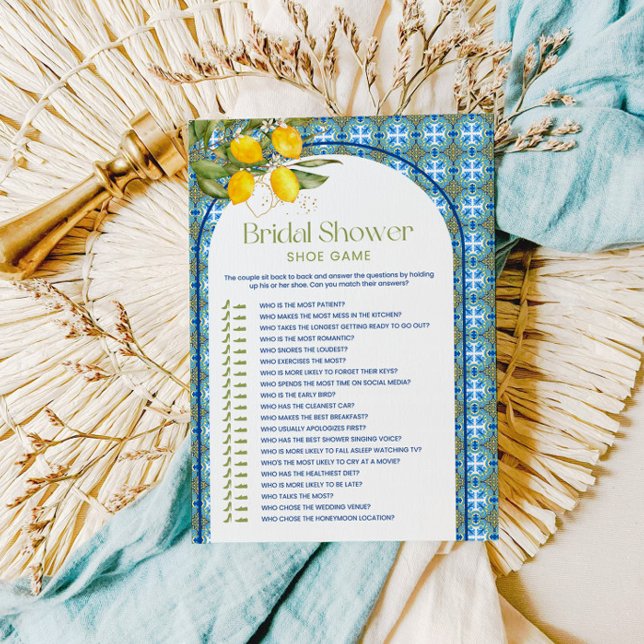 Tarjeta de juego de zapatos para despedida de solt (Subido por el creador)