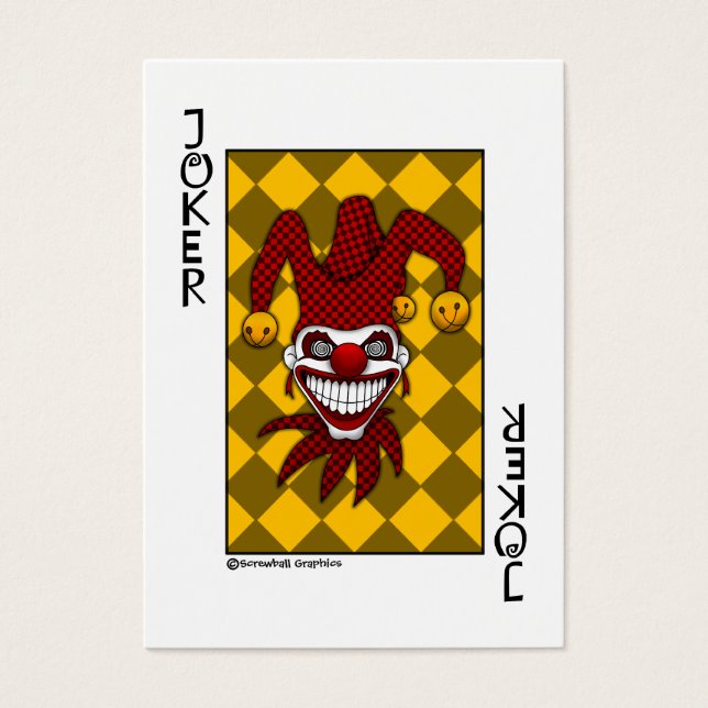 Tarjeta de juego del Joker (revisada) (Frente)