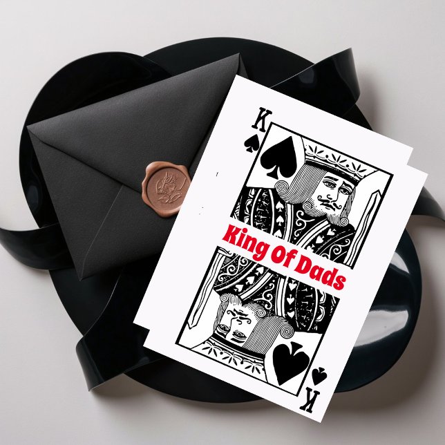Tarjeta de juego del Rey de Papás Tarjeta feliz Dí (Subido por el creador)