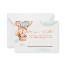 Tarjeta de juego Diaper Raffle para Baby Shower