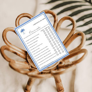 Tarjeta de juego Dusty Blue Over or under de la du