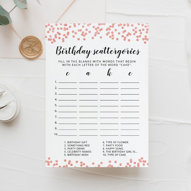 Tarjeta de juego editable de Scattergories de cump (Subido por el creador)