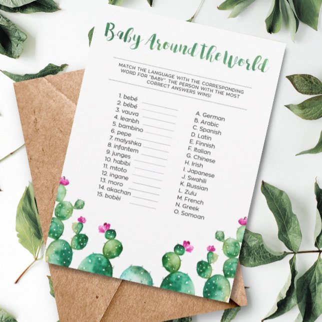 Tarjeta de juego Fiesta Bebé en todo el mundo (Subido por el creador)