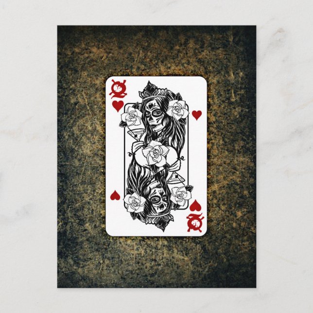 Tarjeta de juego Gótica Skull Queen (Anverso)