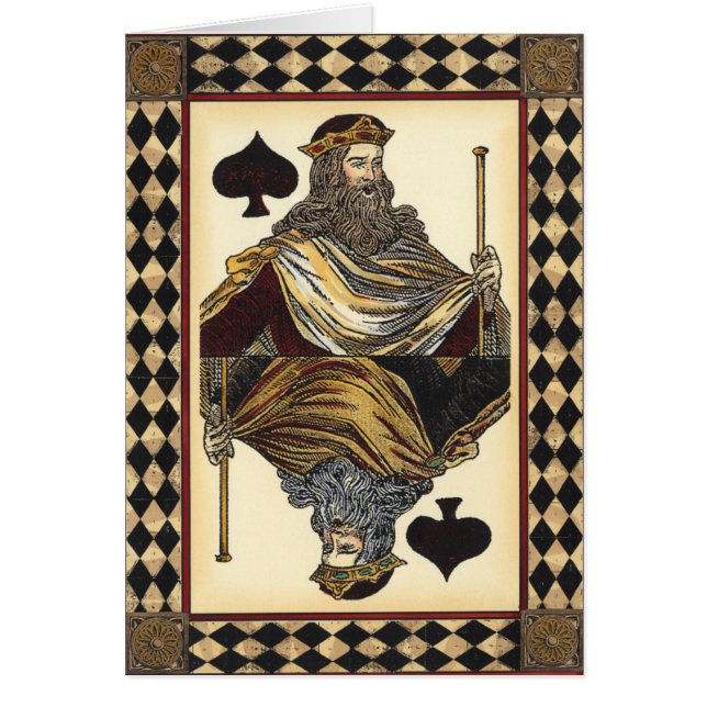 Tarjeta de juego King of Spades por Vision Studio (Frente)