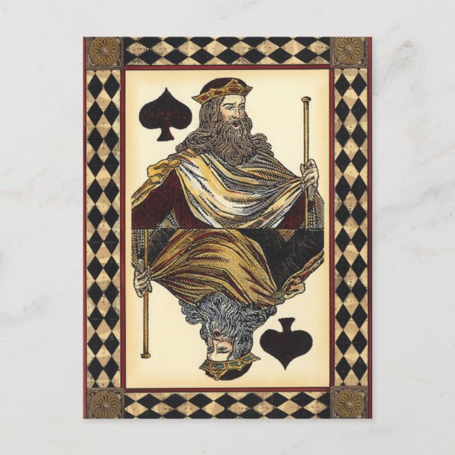 Tarjeta de juego King of Spades por Vision Studio (Anverso)