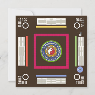 Tarjeta de juego Mah Jongg