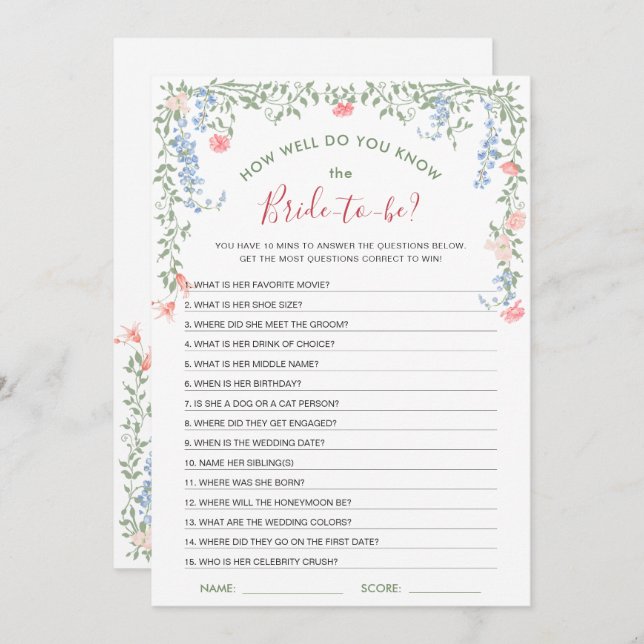 Tarjeta de juego Meadow Pastel Rosas franceses duc (Anverso / Reverso)