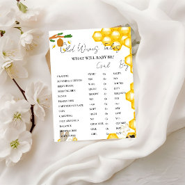 Tarjeta de juego para baby shower Cuentos de vieja