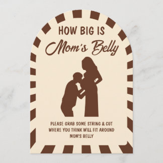 Tarjeta de juego para baby shower 'Un pequeño frij