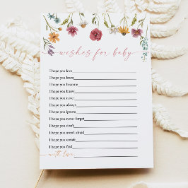 Tarjeta de juego para bebés CAMILLA Wildflower