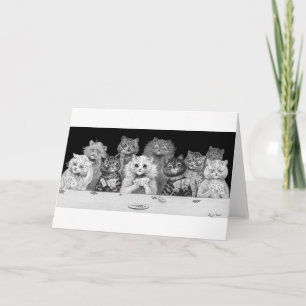 Tarjeta de juego para gatos, Louis Wain