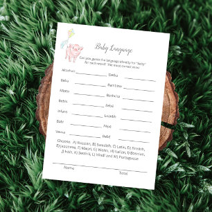 Tarjeta de juego para rociadores de bebé