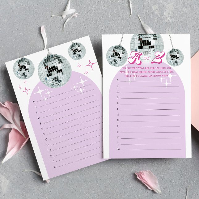 Tarjeta de juego Retro Disco Groove A a Z Bridal S (Subido por el creador)