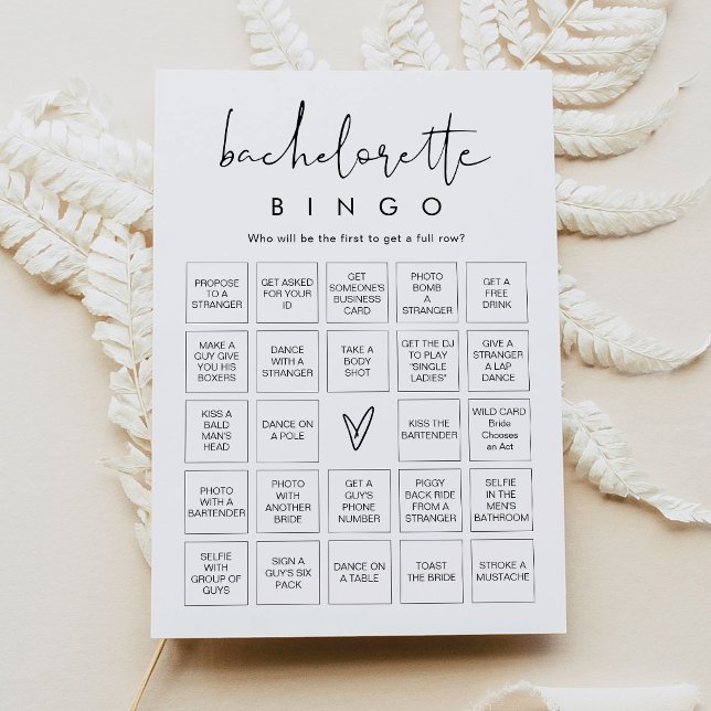 Tarjeta de juego STELLA Bachelorette Party Bingo (Subido por el creador)