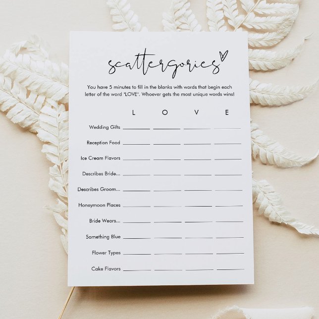 Tarjeta de juego STELLA Scattergories Brigories Sh (Subido por el creador)