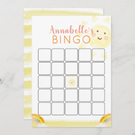 Tarjeta de juego Sunshine Birday Bingo