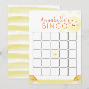 Tarjeta de juego Sunshine Birday Bingo