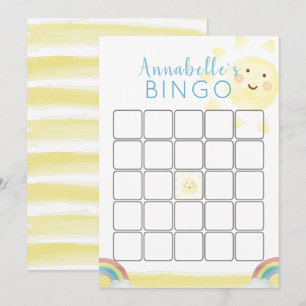 Tarjeta de juego Sunshine Birday Bingo
