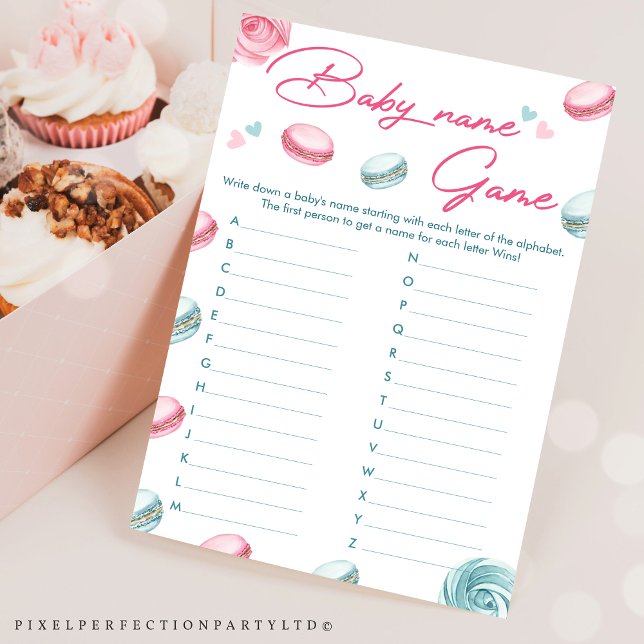 Tarjeta de juego Sweet Donut Baby Shower Baby Name (Subido por el creador)