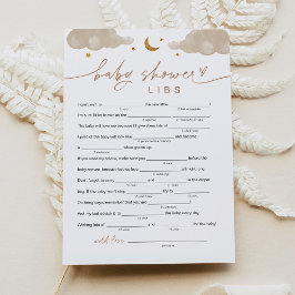 Tarjeta de juego Twinkle Little Star Baby Shower L