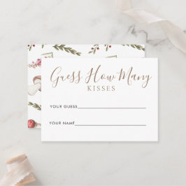 Tarjeta de juego Watercolor Mushroom Shower