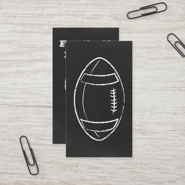 tarjeta de jugador de fútbol tiza (Anverso/Reverso In Situ)