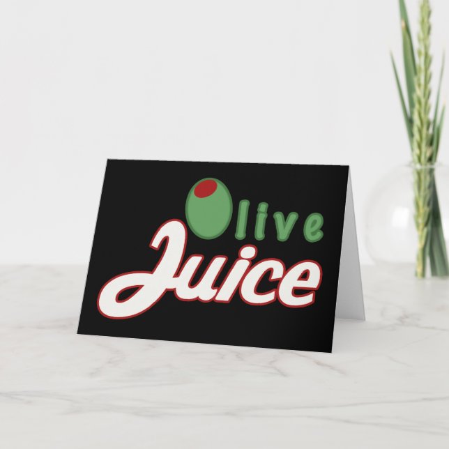Tarjeta de jugo de oliva (Anverso)