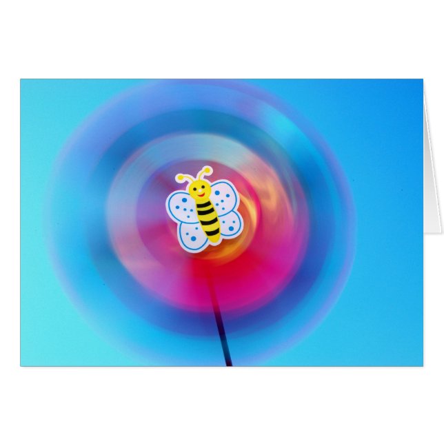 Tarjeta de juguete PinWheel (Anverso (Horizontal))