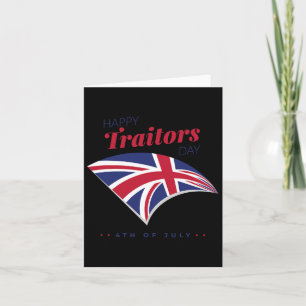 Tarjeta De julio: Feliz Día de los Traidores