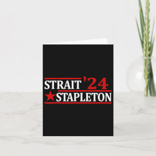 Tarjeta De julio Stapleton Strait Patriótico Americano 