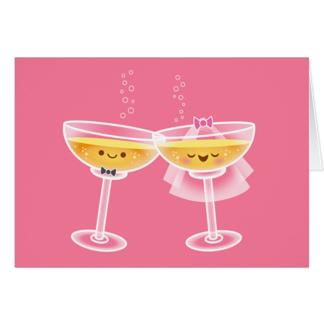 Tarjeta de Kawaii Champán (Anverso (Horizontal))