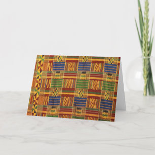 Tarjeta de Kente AfriMex Urbano
