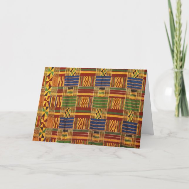 Tarjeta de Kente AfriMex Urbano (Anverso)
