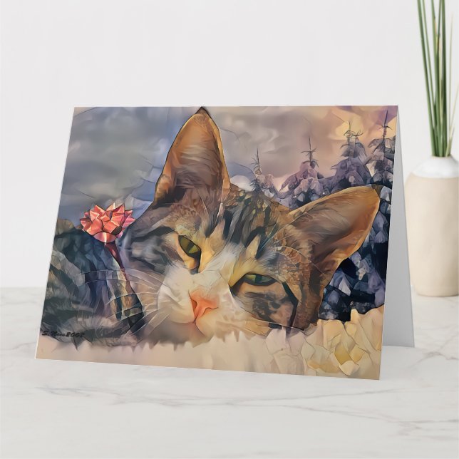 Tarjeta de Kitty para el Día de la Madre (Anverso)