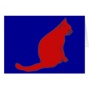 Tarjeta de Kitty Rojo