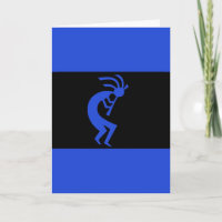 De Kokopelli azul de largo