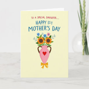 Tarjeta de Kraft Paper para el Día de la Madre par