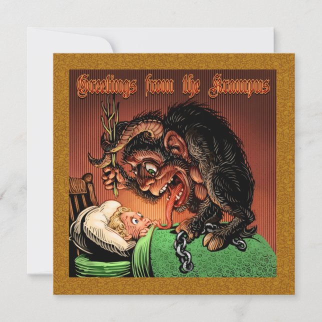 Tarjeta de Krampus (Anverso)